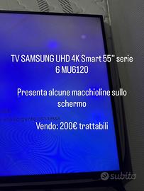 TV SAMSUNG UHD 4K Smart 55” serie 6 MU6120