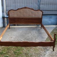 Letto matrimoniale vintage in stile Chippendale