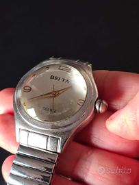 retrò vintage orologio acciaio uomo vintage bei ta