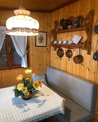 Roulotte con casetta in legno