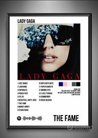 Poster “The Fame” di Lady Gaga.
