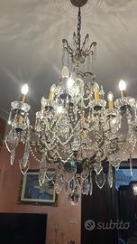 Lampadario Maria Teresa in cristallo 16 luci
