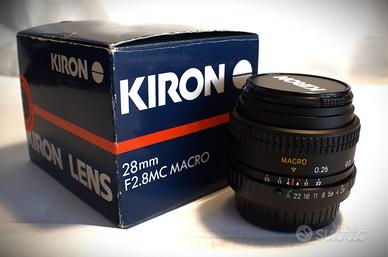 Obiettivo Kiron 28 f/2.8 Macro A per Pentax K