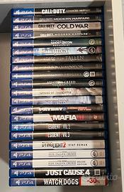 21 GIOCHI PS4 - Anche a PACCHETTI e/o SINGOLI