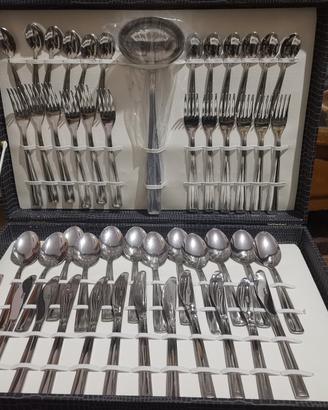 set posate coltelli forchette cucchiai