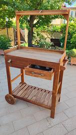 Carrello Portavivande da giardino