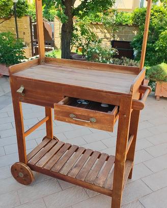 Carrello Portavivande da giardino