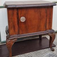 Comodino Vintage Stile Luigi XV in Legno Massello