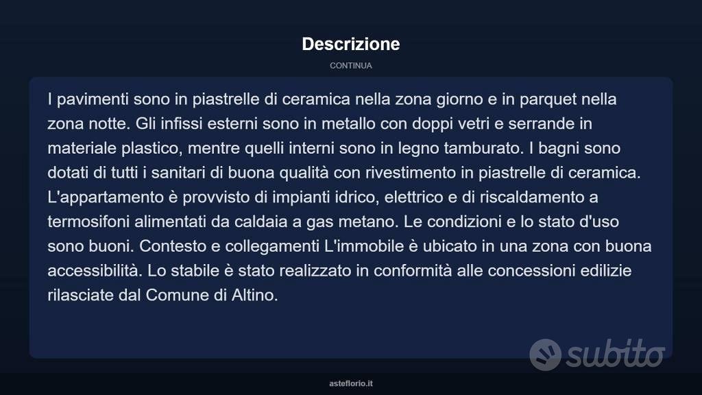Appartamento – Altino, Selva d'Altino, Chieti - Vista 4