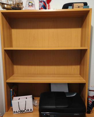 scrivania con libreria 