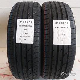 2 gomme 215 55 18 continental a676