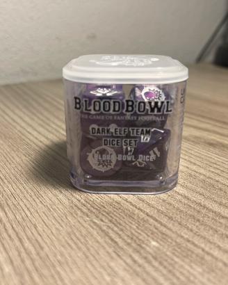 Set dadi Blood Bowl Dark Elf team Viola