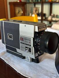 Cinepresa vintage Cosina super8 anni 70 + custodia