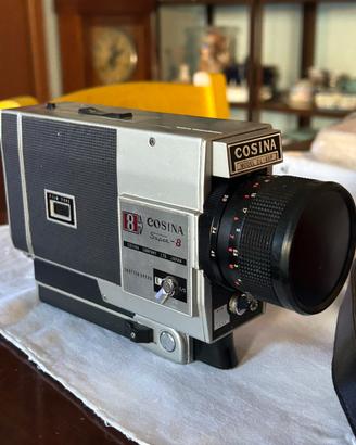 Cinepresa vintage Cosina super8 anni 70 + custodia