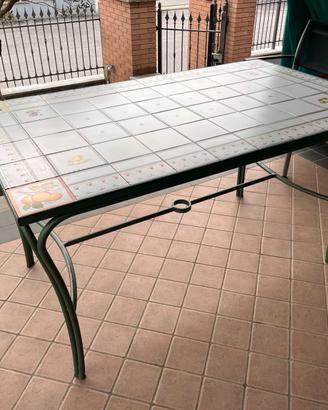 Tavolo in ferro battuto