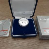 5 € Argento Proof 75° Senato Italia