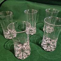 “Lotto bicchieri vintage anni 70/80 vetro”