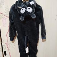 costume carnevale lupo 6 anni 