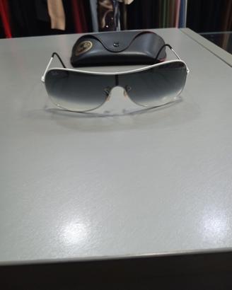 m1114 Ray-ban Rb3211 large Mascherina nero fume' 