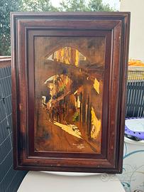 Massimo Lomi -Monaco Leville- olio su tavola