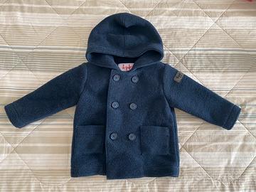 Giaccone doppiopetto bambino Il Gufo blu tg.12mesi