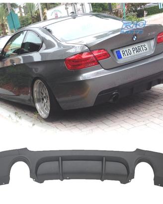 DIFFUSORE BMW E92 E93 LOOK M PERFORMANCE NERO OPAC