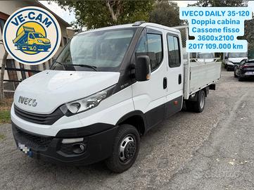 IVECO DAILY 35-120 DOPPIA CABINA CASSONE FISSO