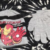 Cappellino e guanti Avengers bambino 
