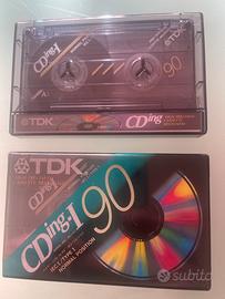 Cassetta 90 min. CD -TDK Nuove