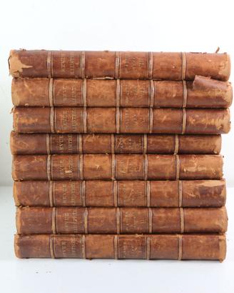 8 VOLUMI REVUE ILLUSTREE DUMAS BASCHET 1885 1886 1
