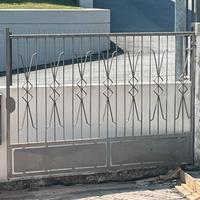 Cancello in ferro ad anta battente