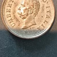 Moneta Umberto 2 Re d'Italia 