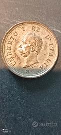 Moneta Umberto 2 Re d'Italia 