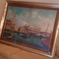 grande quadro dipinto veneziano firmato 