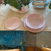 Servizio piatti da 6 IKEA DINERA in ceramica rosa
