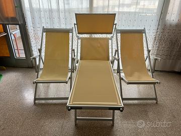 Lettino e sdraio mare