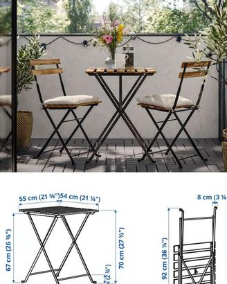 Set di Tavoli e sedie da esterno ikea