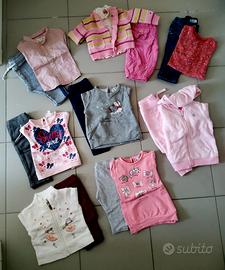 Set di 8 completini invernali bambina