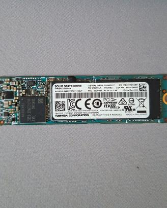 SSD M.2 NVMe 256GB Toshiba (formato 2280)