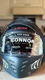 Casco moto Airoh grafica teschio