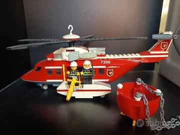Elicottero pompieri Lego 