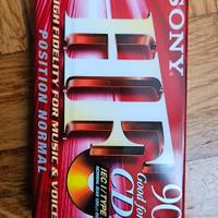  Sony HF 90 audiocassetta nuova