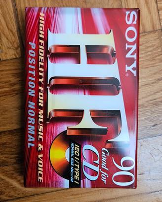  Sony HF 90 audiocassetta nuova
