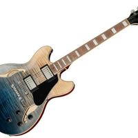 Ibanez AS73FM-TIF Transparent Indigo Fade