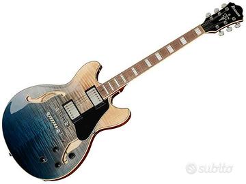 Ibanez AS73FM-TIF Transparent Indigo Fade