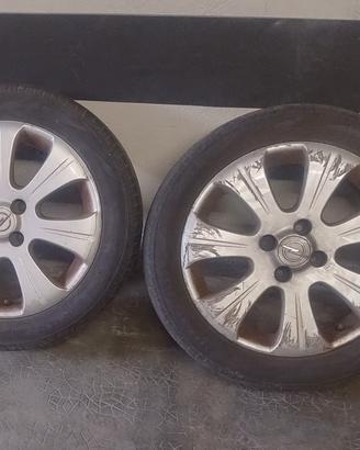 2 cerchi lega Opel 16
