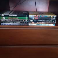 10 CASSETTE DVD DIVERSI FILM COME DA FOTO 
