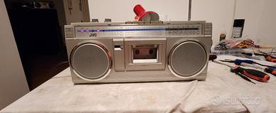 Radio stereo boombox JVC anni 80 funzionante 