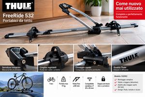 Thule FreeRide 532 portabici da tetto mai usato