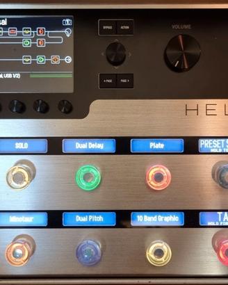 Helix Floor limited edition platinum per chitarra